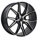 Alu kola Haxer HX043, 19x8.5 5x114.3 ET40, černá matná + leštění
