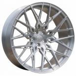 Alu kola Haxer HXF03, 21x10.5 5x112 ET30, Broušená stříbrná