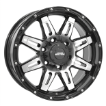Alu kola INTER ACTION GRABBER, 17x8 6x139.7 ET25, černá lesklá + leštění (zátěžová)