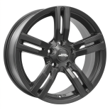 Alu kola INTER ACTION KARGIN, 16x6.5 5x108 ET43, černá matná (zátěžová)
