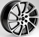 Alu kola IRMSCHER TURBO-STAR, 16x6 5x110 ET35, šedivá + leštění
