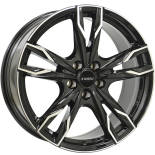 Alu kola IT WHEELS GINA, 19x8.5 5x112 ET37, černá lesklá + leštění (zátěžová)