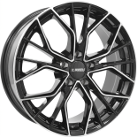 Alu kola IT WHEELS TIARA, 19x8 5x112 ET45, černá lesklá + leštění