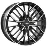 Alu kola IT WHEELS TIARA 4, 16x6.5 4x108 ET30, černá lesklá + leštění