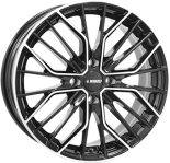 Alu kola IT WHEELS TIARA 4, 17x7 4x108 ET38, černá lesklá + leštění