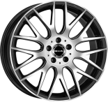 Alu kola MAK ARROW, 19x9 5x112 ET30, černá lesklá + leštění (zátěžová)