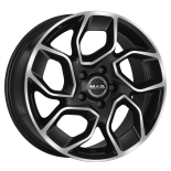 Alu kola MAK EXPRESS, 17x7 5x112 ET50, černá lesklá + leštění (zátěžová)