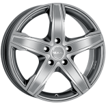 Alu kola MAK KING 5, 18x7.5 5x108 ET48, šedivá lesklá (zátěžová)