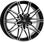 Alu kola MAK KOENIG-D, 20x9 5x112 ET25, černá lesklá + leštění (zátěžová)