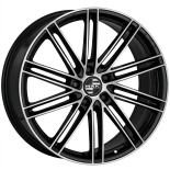 Alu kola MAK LEIPZIG, 21x9 5x130 ET29, černá lesklá + leštění (zátěžová)