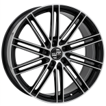 Alu kola MAK LEIPZIG-D, 20x10 5x130 ET39, černá lesklá + leštění (zátěžová)