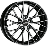 Alu kola MAK MONACO-D, 19x11 5x130 ET50, černá lesklá + leštění