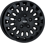 Alu kola MAK OVERLAND, 18x8 5x120 ET49, černá matná (zátěžová)