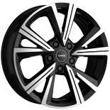 Alu kola MAK QVARZ, 17x7 5x100 ET39, černá lesklá + leštění