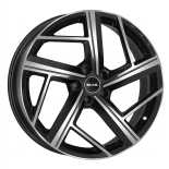 Alu kola MAK QVATTRO, 19x8.5 5x112 ET38, černá lesklá + leštění (zátěžová)