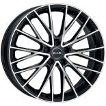 Alu kola MAK SPECIALE, 21x8.5 5x112 ET40, černá lesklá + leštění (zátěžová)