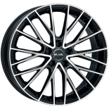 Alu kola MAK SPECIALE, 22x10 5x112 ET12, černá lesklá + leštění (zátěžová)