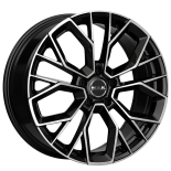 Alu kola MAK STILO-D, 20x10 5x112 ET58, černá lesklá + leštění (zátěžová)