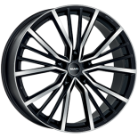 Alu kola MAK UNION, 20x8.5 5x112 ET32, černá lesklá + leštění (zátěžová)