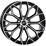 Alu kola Mille Miglia MM1030, 18x8 5x108 ET45, černá + leštění
