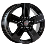 Alu kola Mille Miglia MMVN5, 16x6.5 5x160 ET60, černá lesklá (zátěžová)