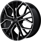 Alu kola MiM ANKY, 17x7.5 5x114.3 ET39.5, černá + leštění