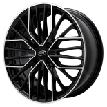 Alu kola MiM ANKY4, 16x6.5 4x98 ET34.5, černá + leštění
