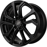 Alu kola MiM ESIS, 17x7.5 5x114.3 ET40, černá lesklá
