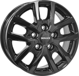 Alu kola MONACO WHEELS CL2T, 16x6.5 5x118 ET50, černá lesklá (zátěžová)