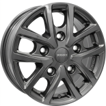 Alu kola MONACO WHEELS CL2T, 16x6.5 5x118 ET66, tmavě šedivá (zátěžová)