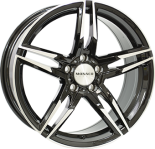 Alu kola MONACO WHEELS GP1, 19x8 5x112 ET35, černá lesklá + leštění