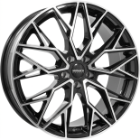 Alu kola MONACO WHEELS GP15, 19x8 5x112 ET44, černá lesklá + leštění (zátěžová)