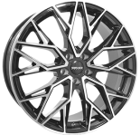 Alu kola MONACO WHEELS GP15-FF, 20x8 5x112 ET44, černá lesklá + leštění (zátěžová)