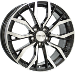 Alu kola MONACO WHEELS GP5, 19x9 5x112 ET40, černá lesklá + leštění