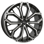 Alu kola MONACO WHEELS GPC17, 19x8 5x108 ET45, černá matná + leštění (zátěžová)