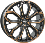Alu kola MONACO WHEELS GPC17, 19x8 5x112 ET39, černá + měděná barva leštění (zátěžová)