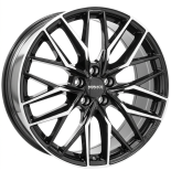 Alu kola MONACO WHEELS GPX, 18x8 5x112 ET39, černá lesklá + leštění (zátěžová)