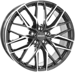 Alu kola MONACO WHEELS GPX, 20x8 5x108 ET45, černá lesklá + leštění (zátěžová)