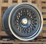 Alu kola Racing Line 1308B, 18x8.5 10x112 ET30, šedivá + leštěný límec