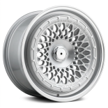 Alu kola Racing Line 1308B, 18x9.5 10x112 ET35, stříbrná + leštěný límec