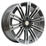 Alu kola Racing Line 3S1066, 24x9.5 5x120 ET40, šedivá + leštění (zátěžová)
