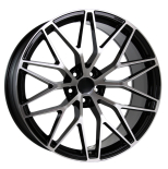 Alu kola Racing Line 3S1067, 20x9 5x130 ET50, černá + leštění (zátěžová)