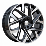 Alu kola Racing Line 3S1072, 18x7.5 5x114.3 ET49.5, černá + leštění