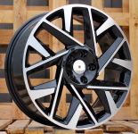 Alu kola Racing Line 3S1072, 19x7.5 5x114.3 ET51, černá + leštění