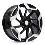 Alu kola Racing Line 3S1080, 18x7.5 5x114.3 ET45, černá + leštění