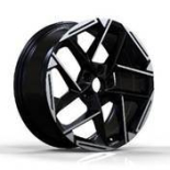 Alu kola Racing Line 3S1267, 17x7 5x114.3 ET48, černá + leštění