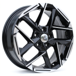 Alu kola Racing Line 3S1267, 17x7 5x114.3 ET48, černá + leštění