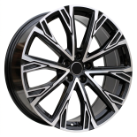 Alu kola Racing Line 3S1277, 21x8.5 5x112 ET34, černá + leštění