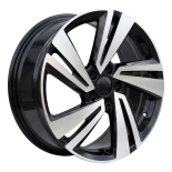 Alu kola Racing Line 3S1282, 18x7 5x112 ET45, černá + leštění