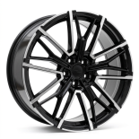 Alu kola Racing Line 3S1284, 19x9 5x120 ET44, černá + leštění